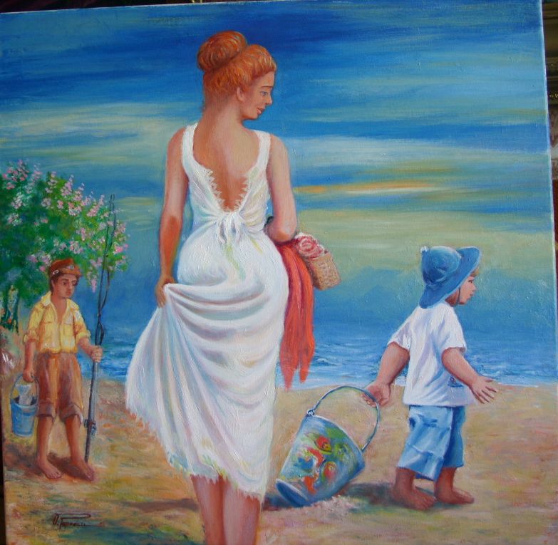 Adela si copiii
