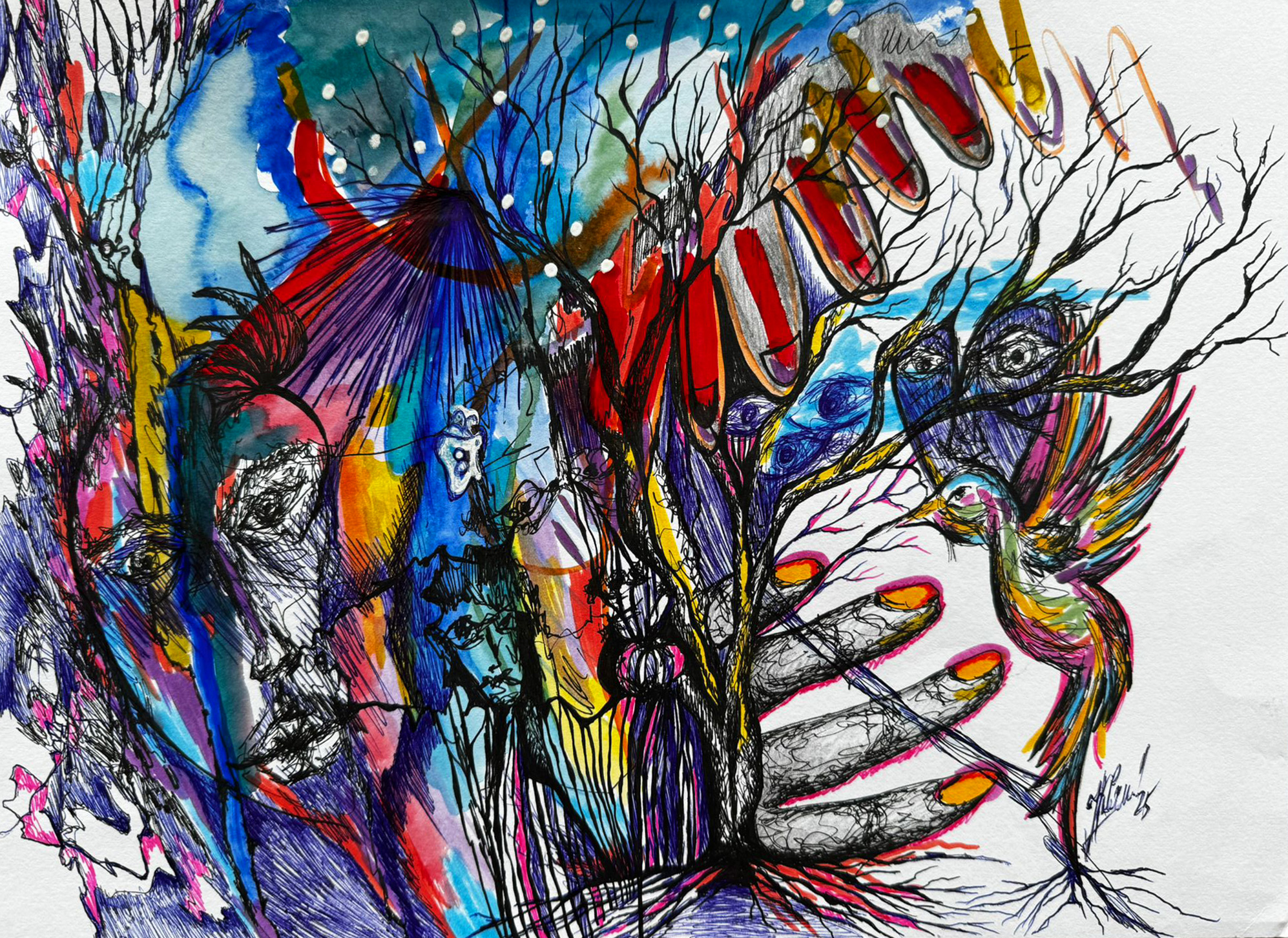 The Roots of the Blue Night