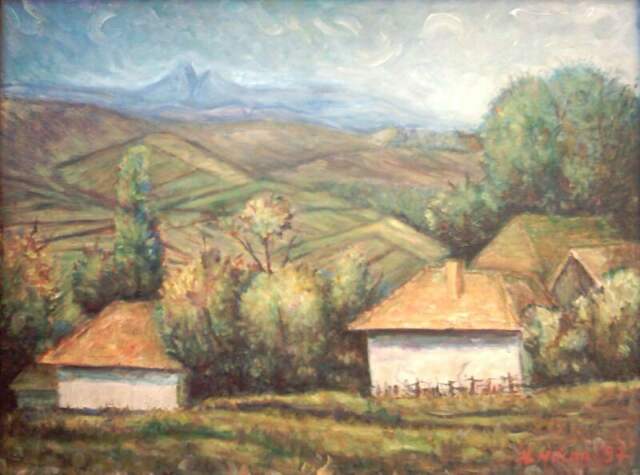 Peisaj cu Case