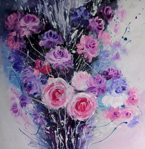 Roses de dentelle