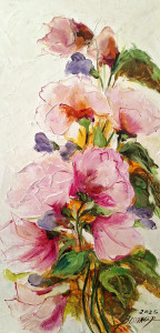 reze, oil painting on canvas