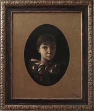 Pierrot , ulei carton