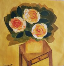 Roses in a bouquet. - 1