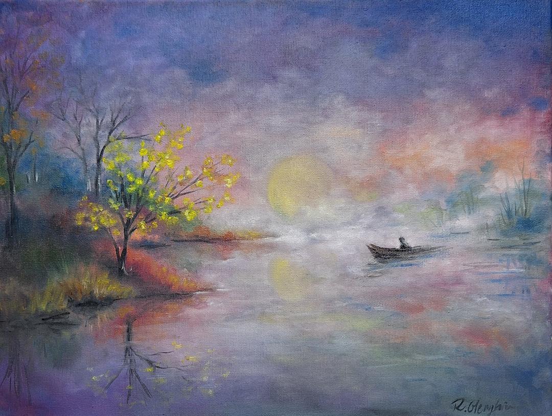 dimineata pe lac 2